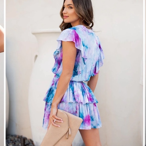 Vici Tie Dye Dress - Picture 3 of 7